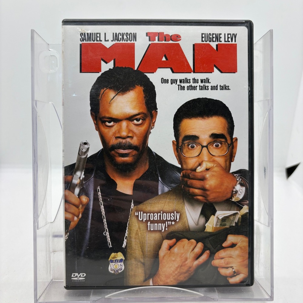 The Man DVD 2005 Samuel L Jackson Eugene Levy Action‎ Comedy New Line Cinema